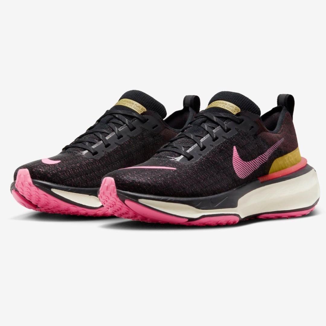 Tênis Nike Invincible Run 3 - Preto/Rosa