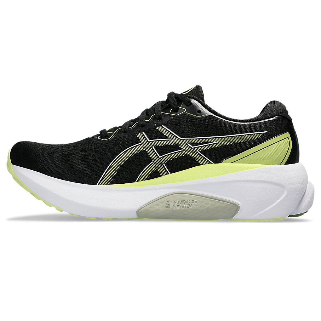Tênis Asics Gel-Kayano 30 - Preto e Amarelo com Branco