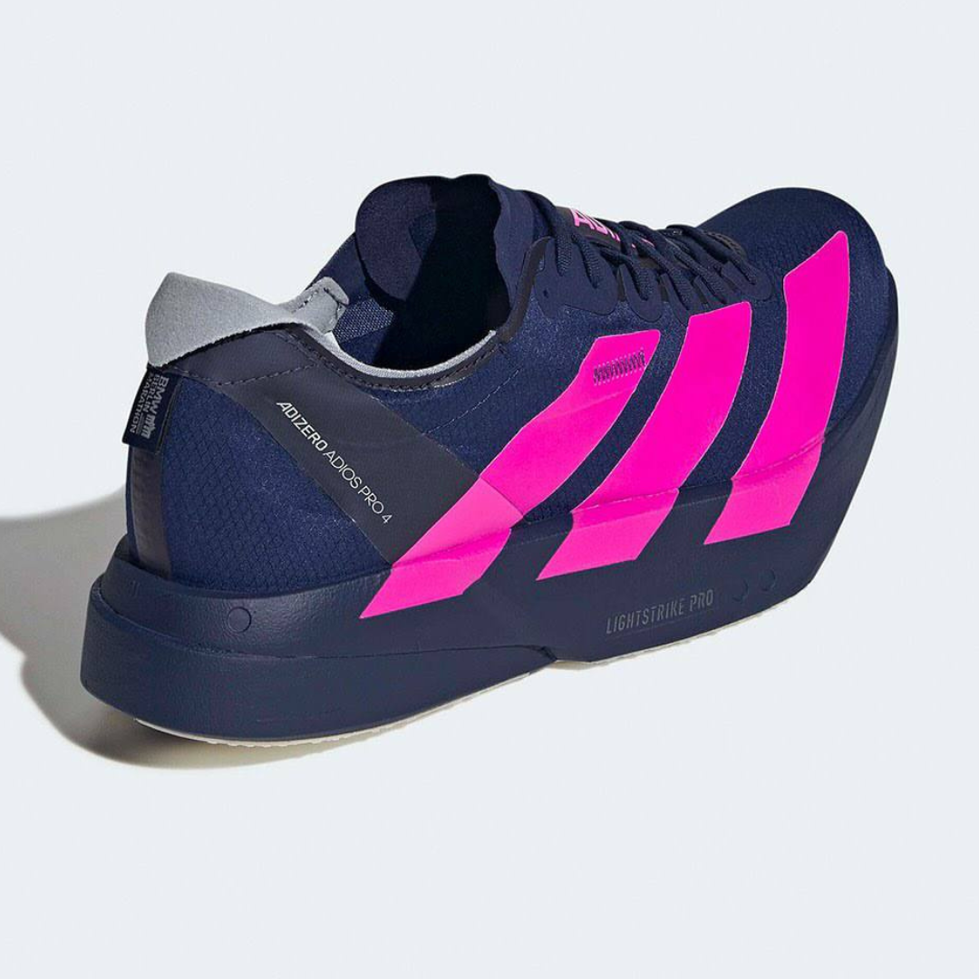 Tênis Adidas Adizero Adios Pro 4 Azul Marinho/Rosa