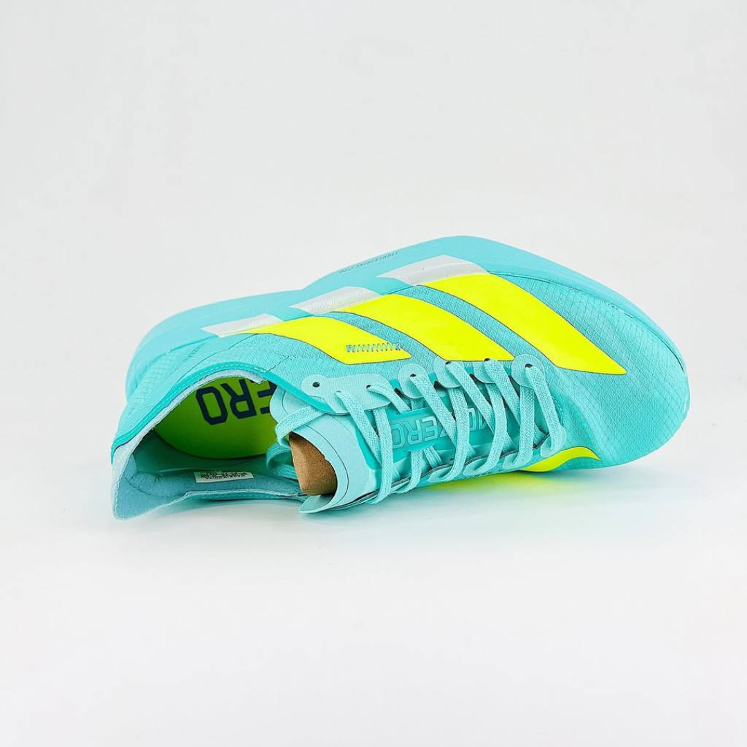 Tênis Adidas Adizero Adios Pro 4 Flash Aqua  Lucid Lemon