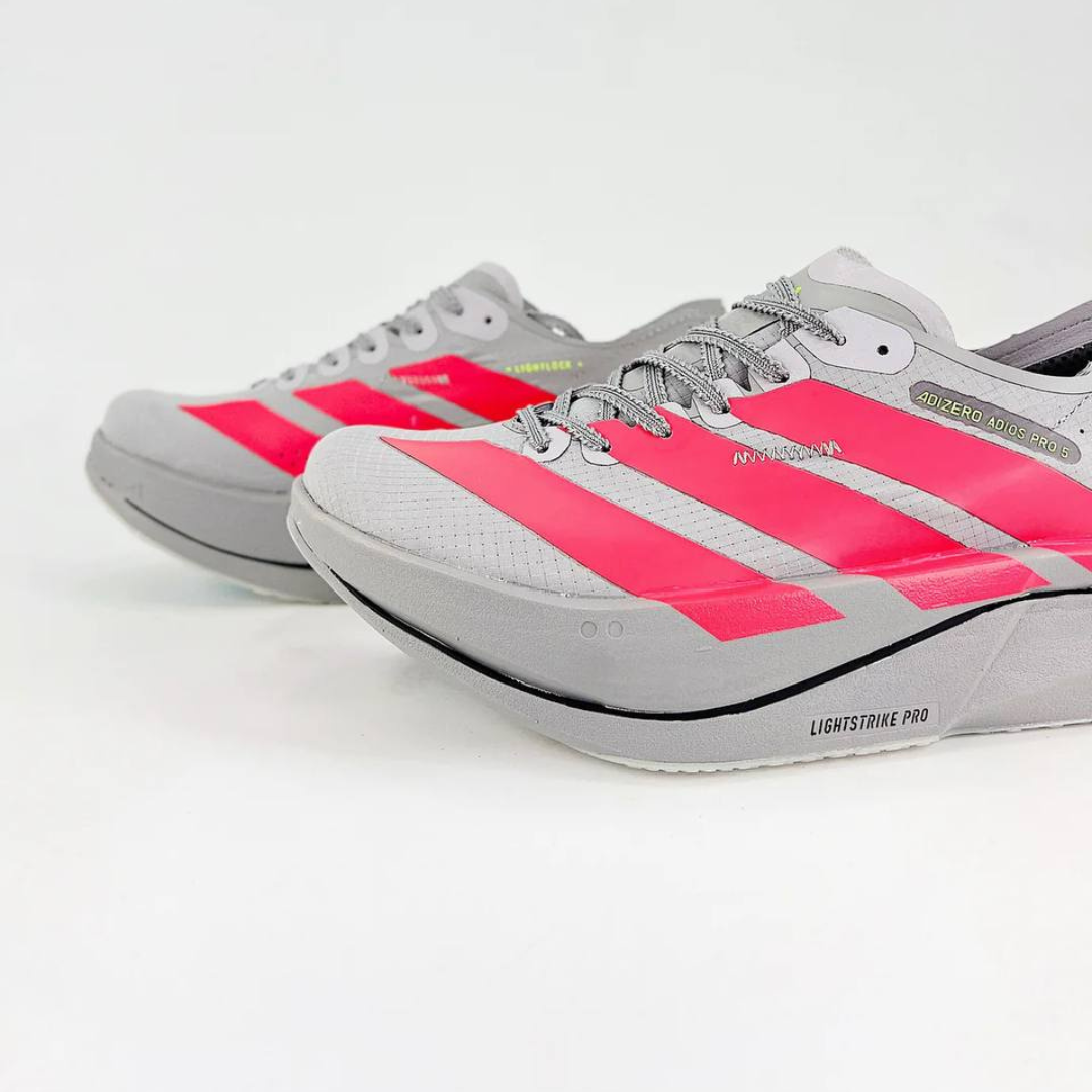 Tênis Adidas Adizero Adios Pro 5 - Cinza/Vermelho