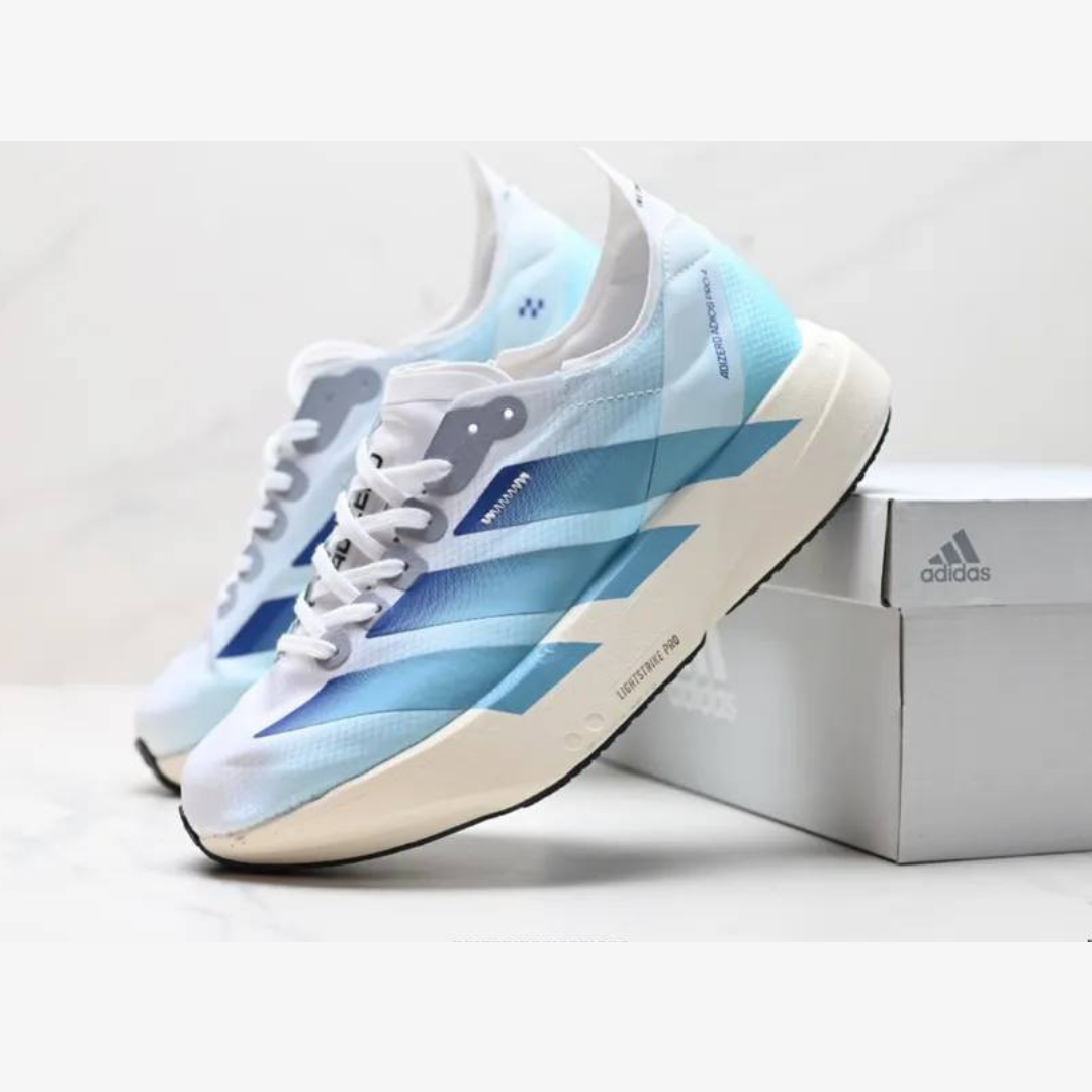 Tênis Adidas Adizero Adios Pro 4 Branco/Azul