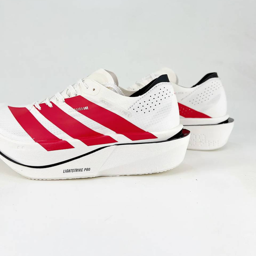 Tênis Adidas Adizero Adios Pro 5 - Branco/Vermelho