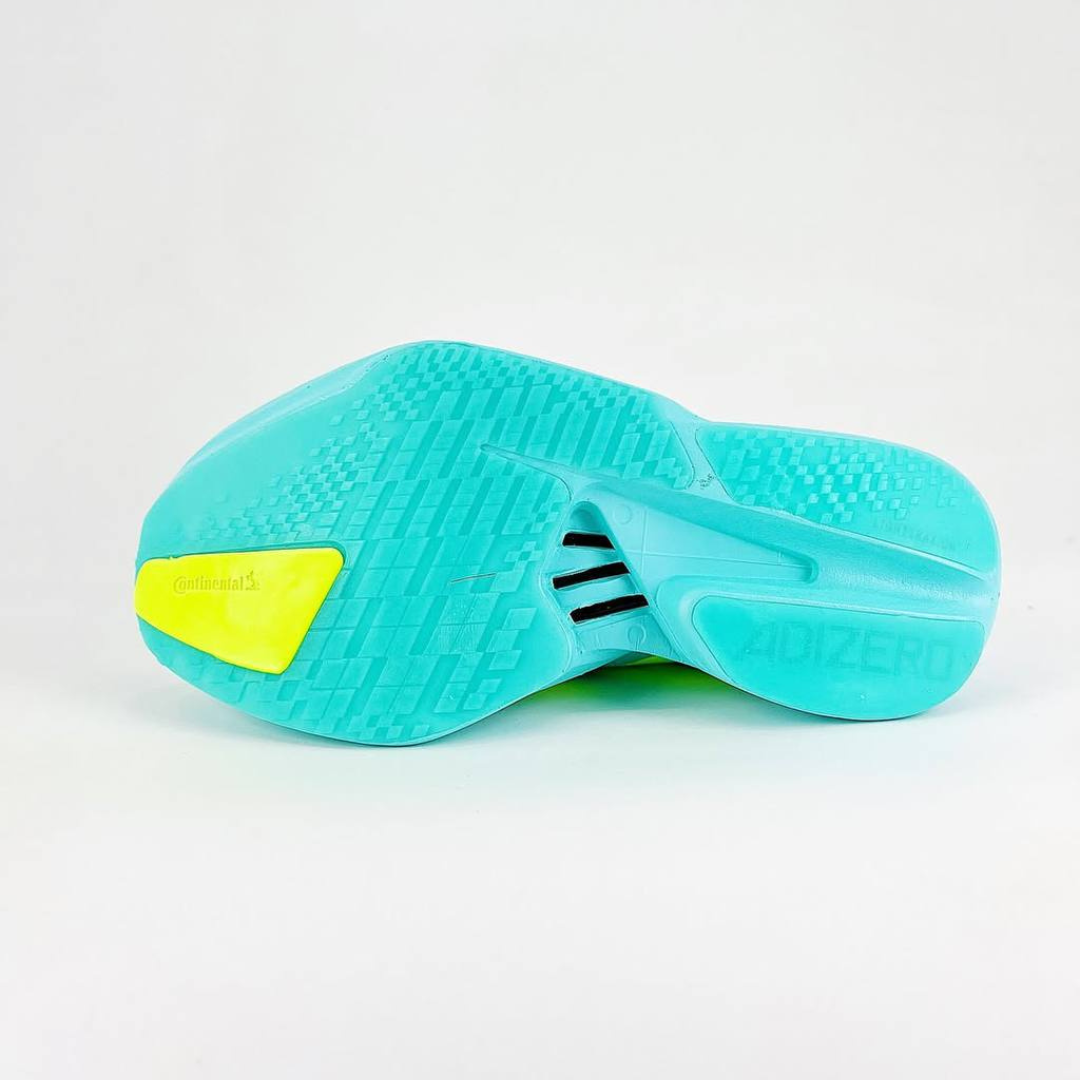 Tênis Adidas Adizero Adios Pro 4 Flash Aqua  Lucid Lemon