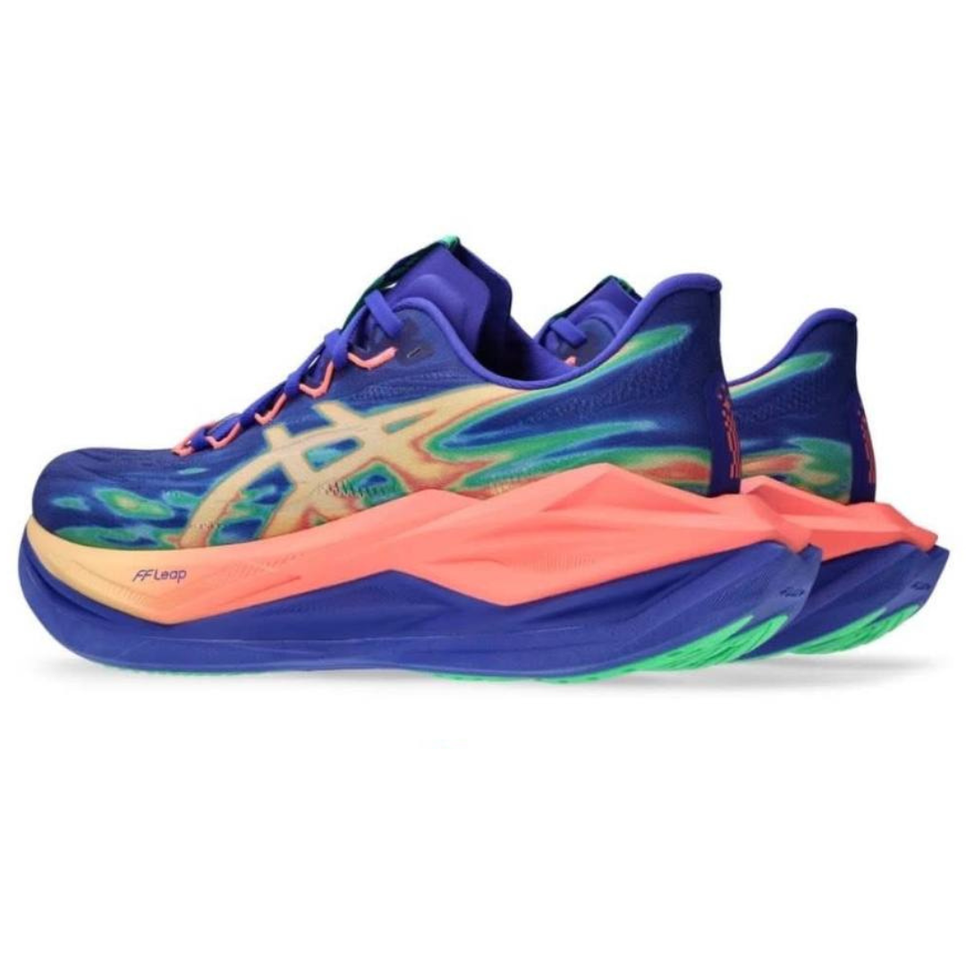 Tênis Asics Superblast 3 - Unissex - Azul/Laranja Claro