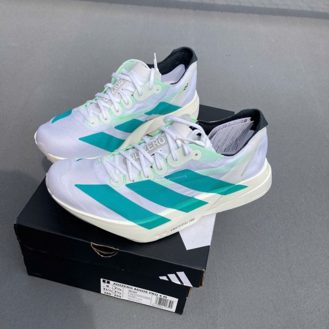 Tênis Adidas Adizero Adios Pro 4 Branco/Verde