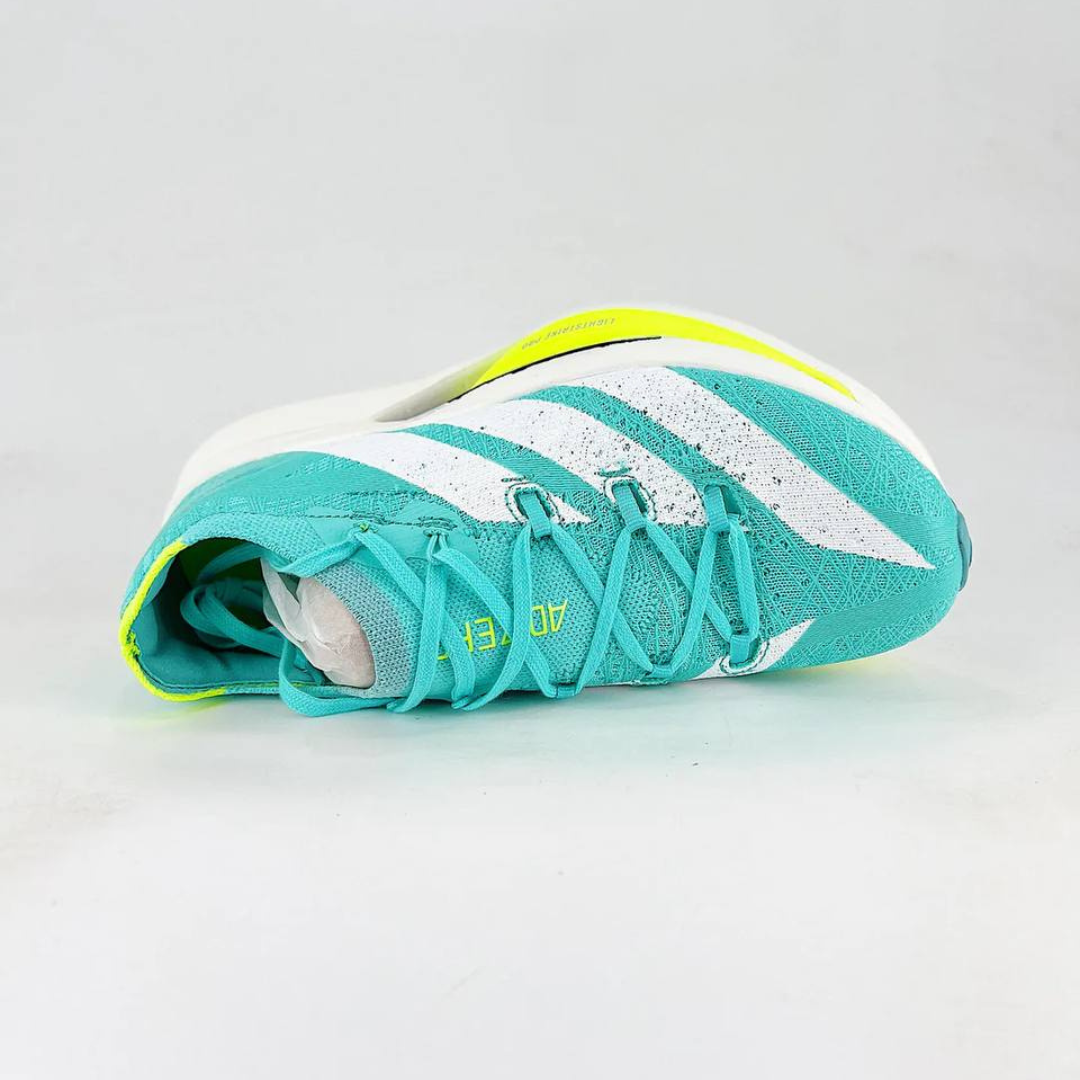 Tênis Adidas Adizero Prime X3 Strung - Flash Aqua/Zero Metalic/Lucid Lemon