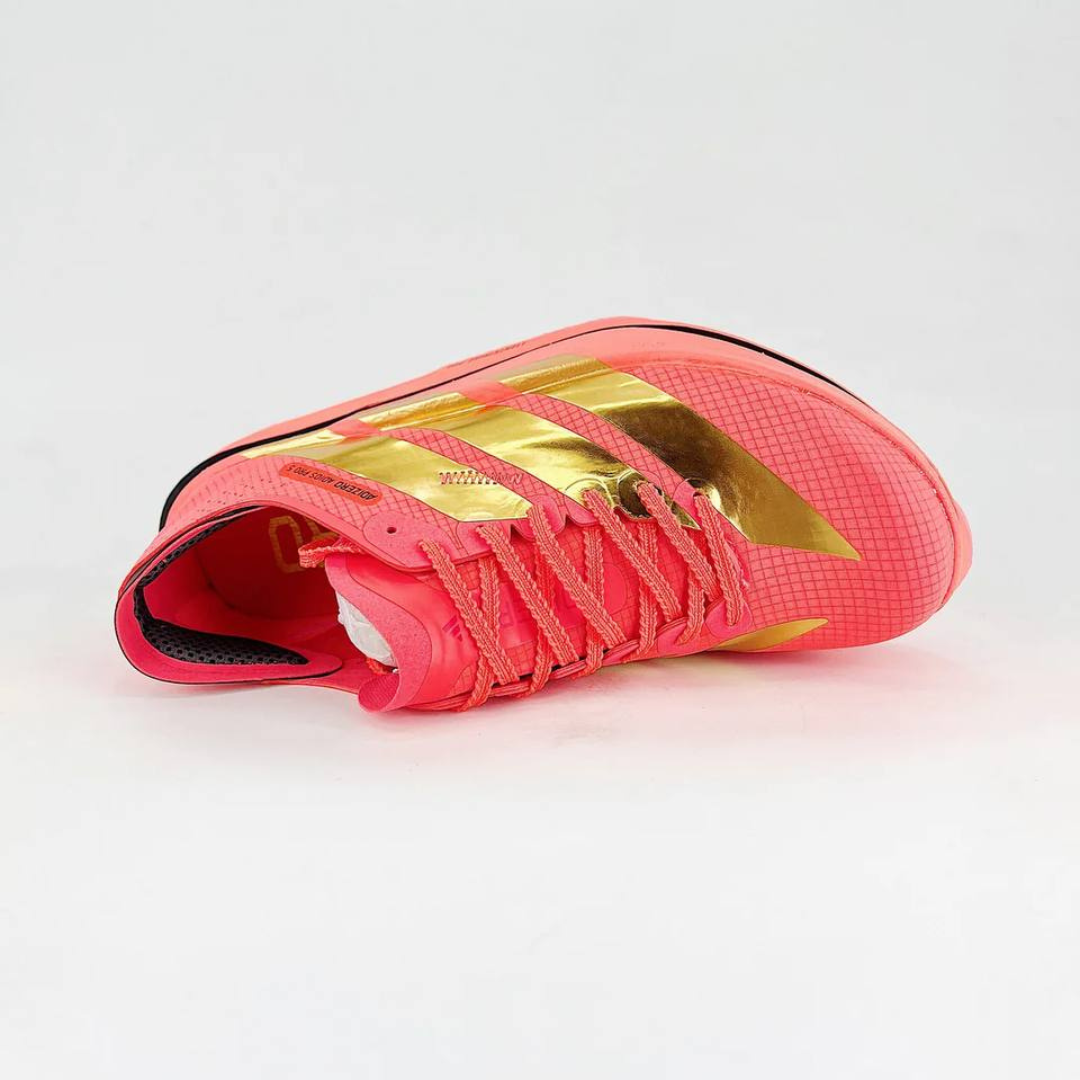 Tênis Adidas Adizero Adios Pro 5 - Vermelho/Dourado