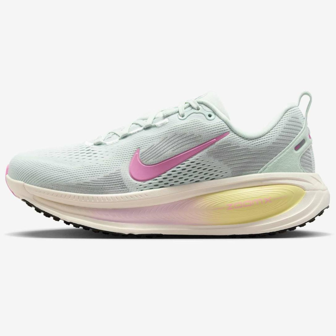 Tênis Nike Vomero 18 - Verde Água/Rosa
