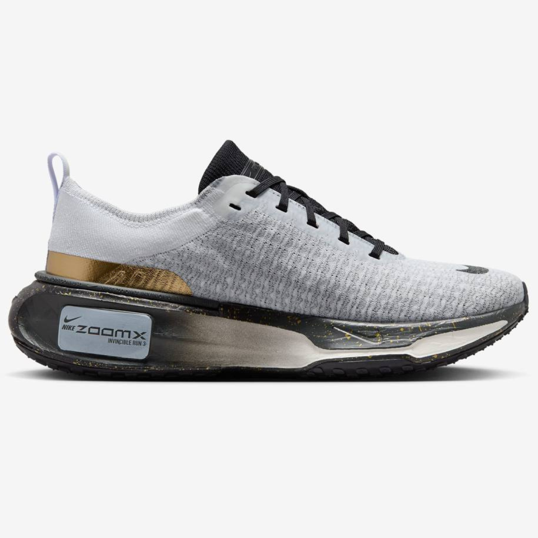 Tênis Nike Invincible Run 3 - Cinza/Preto Gold