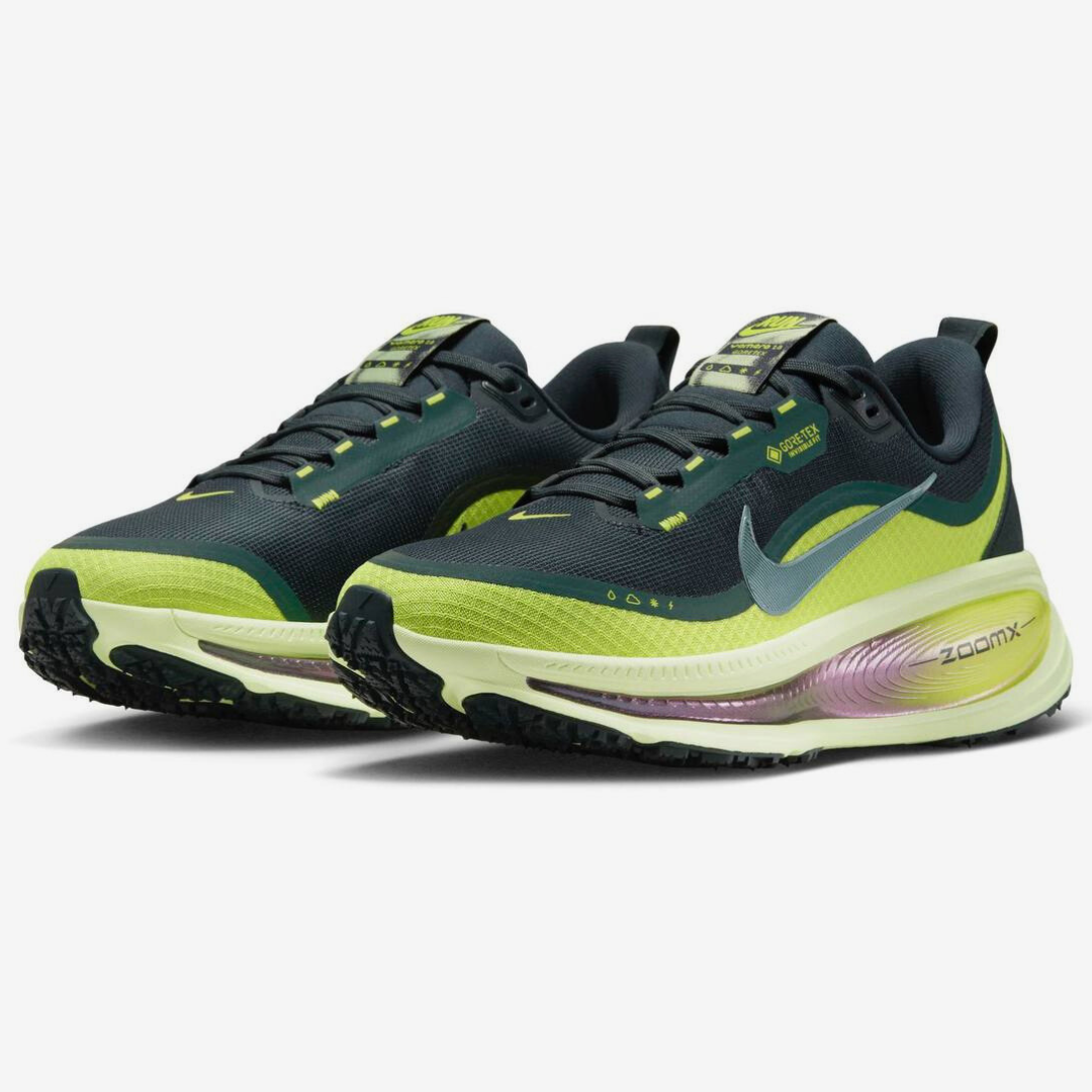 Tênis Nike Vomero 18 GORE-TEX - Verde Escuro/Verde Neon