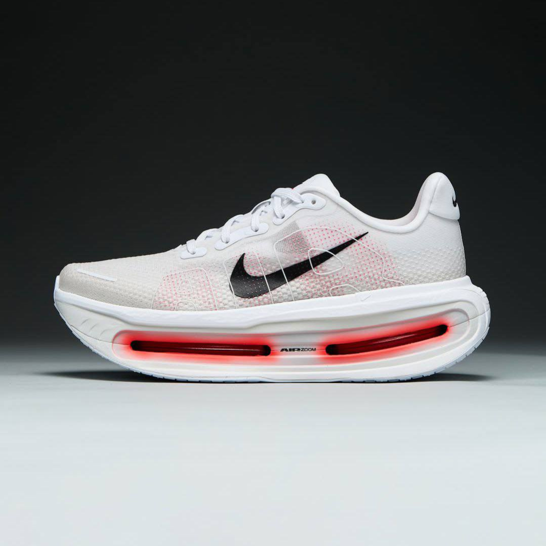 Tênis Nike Vomero Premium - White Bright Crimson