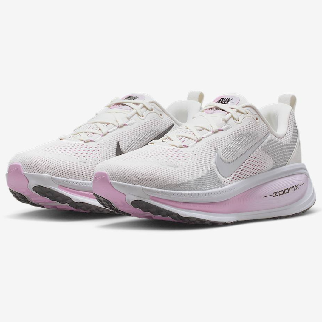 Tênis Nike Vomero 18 - Cinza/Rosa Claro