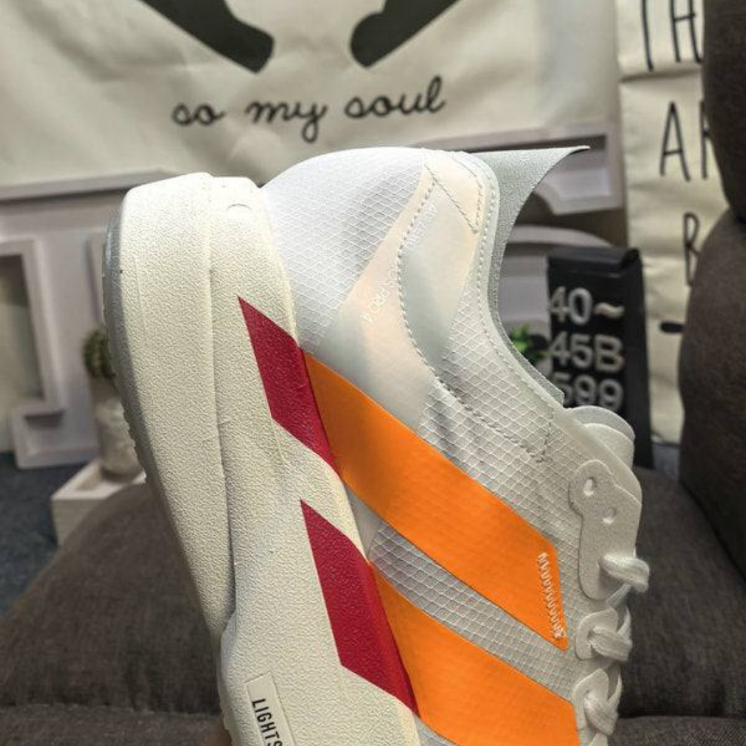 Tênis Adidas Adizero Adios Pro 4 Branco/Laranja