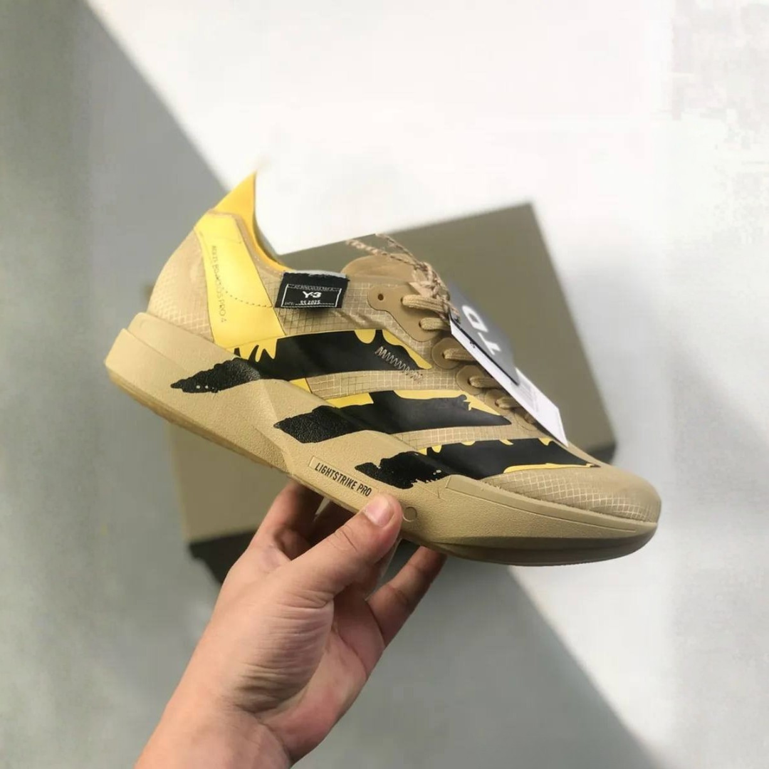 Tênis Adidas Adizero Adios Pro 4 Y3 Bege/Preto