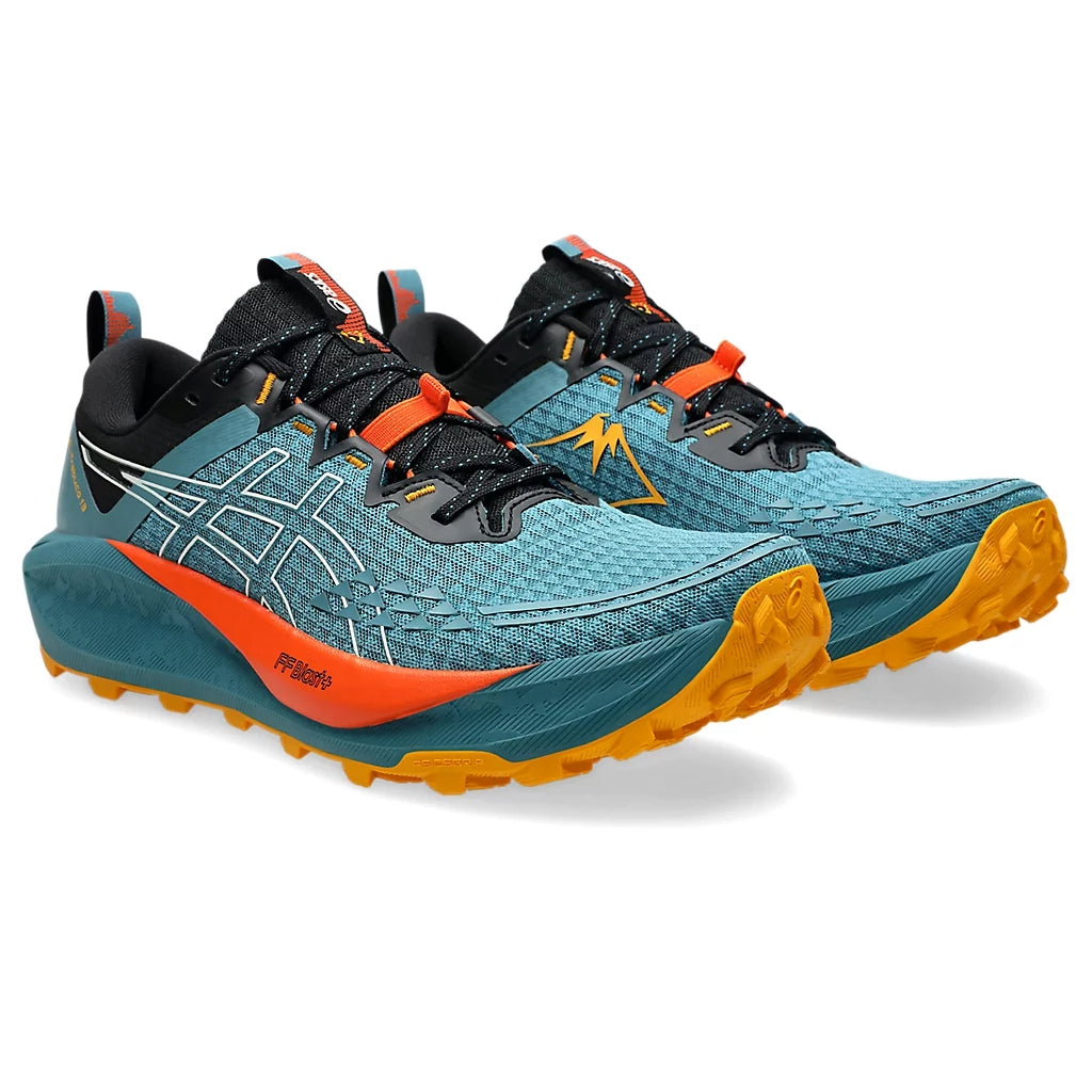 Tênis Asics Gel Trabuco 13 - Azul Atlântida/Laranja