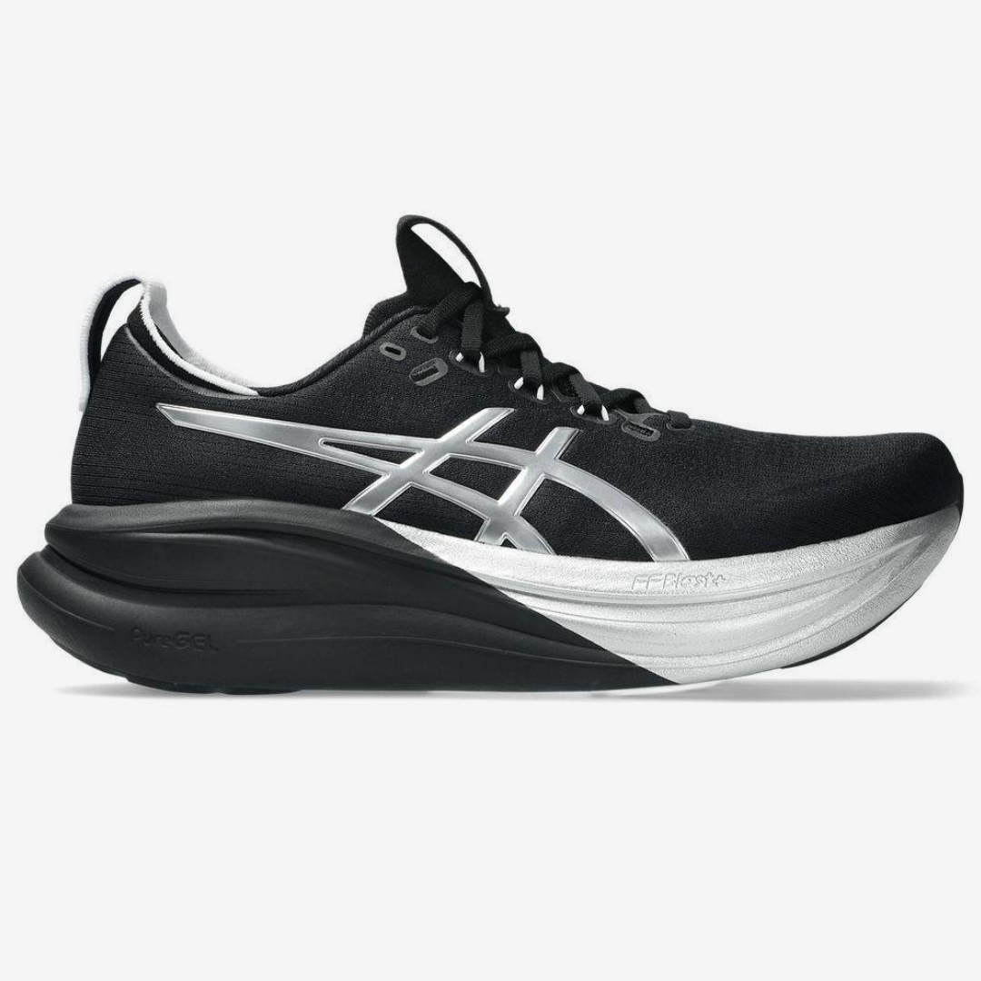 Tênis Asics Gel - Nimbus 28 - Platinum/Black