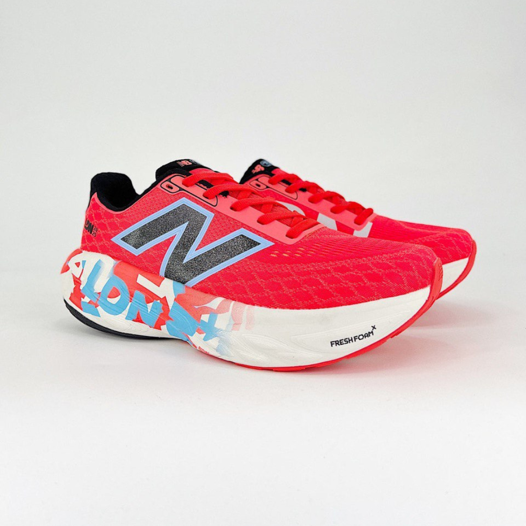 Tênis New Balance Fresh Foam X 1080 V14 London - Vermelho