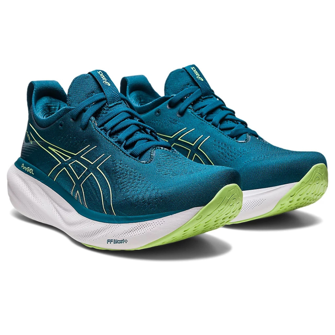 Tênis Asics Gel - Nimbus™ 25 Azul com Verde