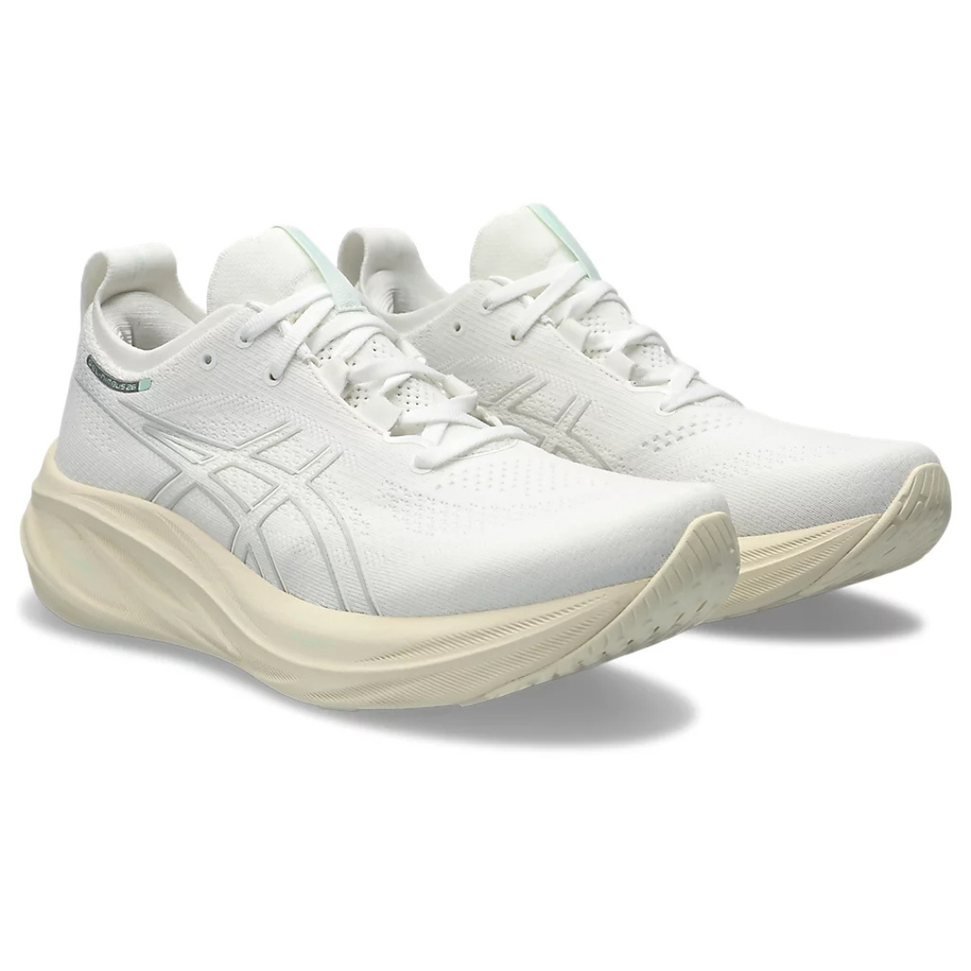 Tênis Asics Gel - Nimbus 26 - Branco com Creme