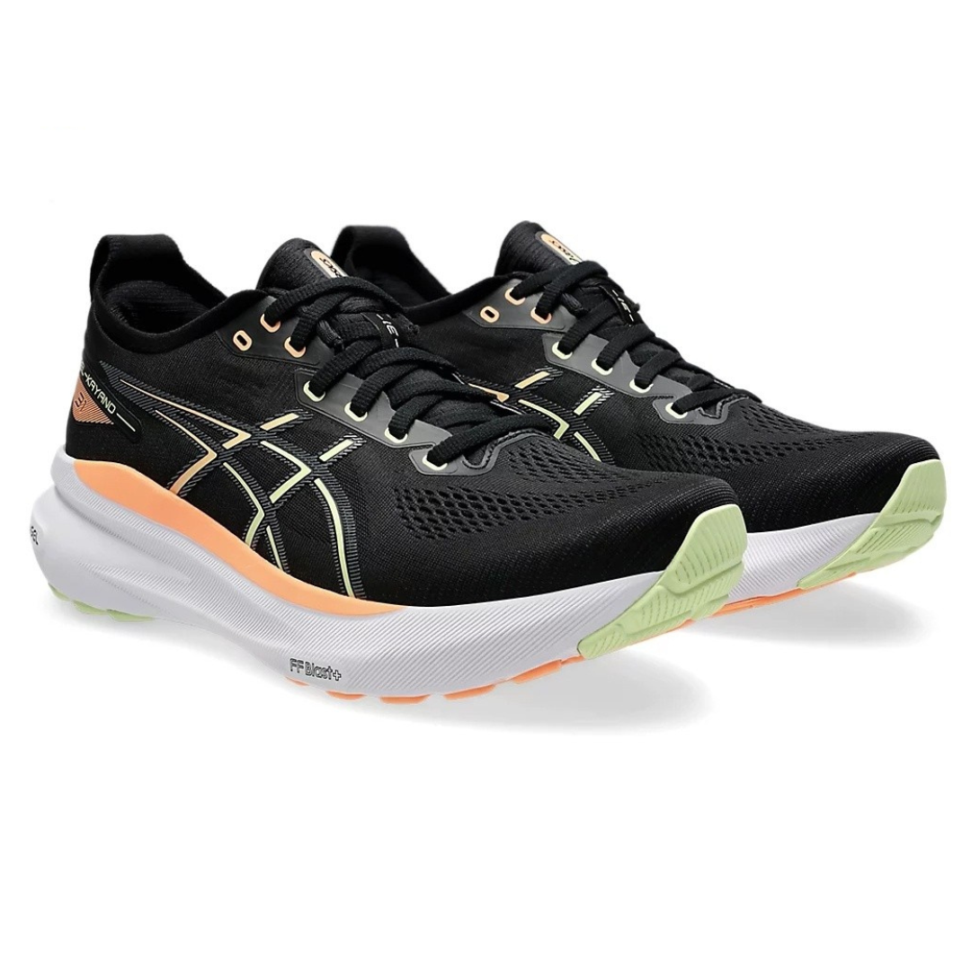 Tênis Asics Gel-Kayano 31 Preto com Branco e Laranja