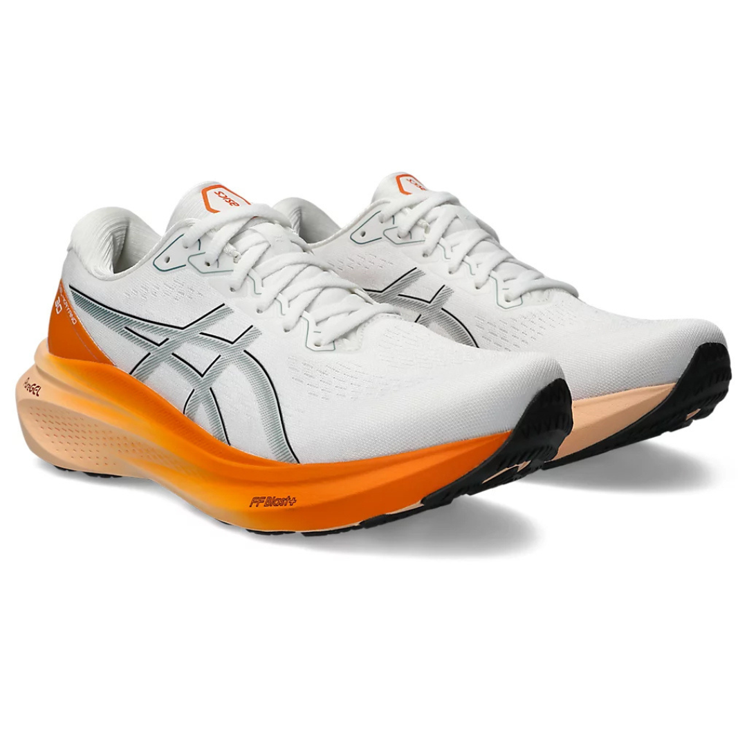 Tênis Asics Gel-Kayano 30 - Branco e Laranja
