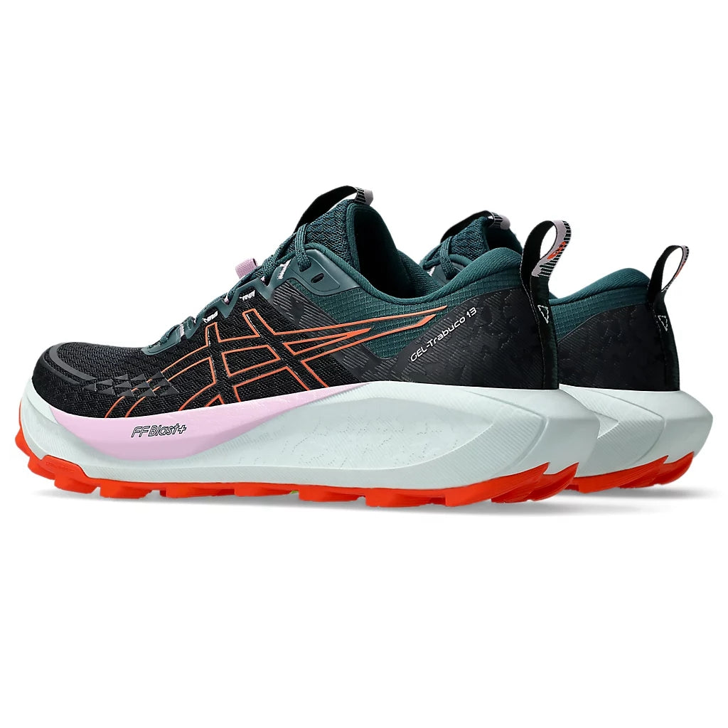 Tênis Asics Gel Trabuco 13 - Preto/Laranja/Branco