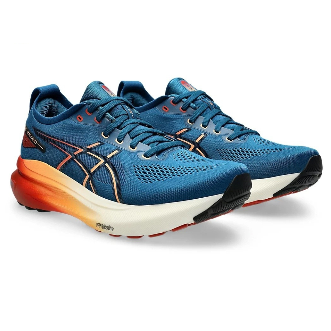 Tênis Asics Gel-Kayano 31 Paris -Platinum - Azul Marinho com Vermelho