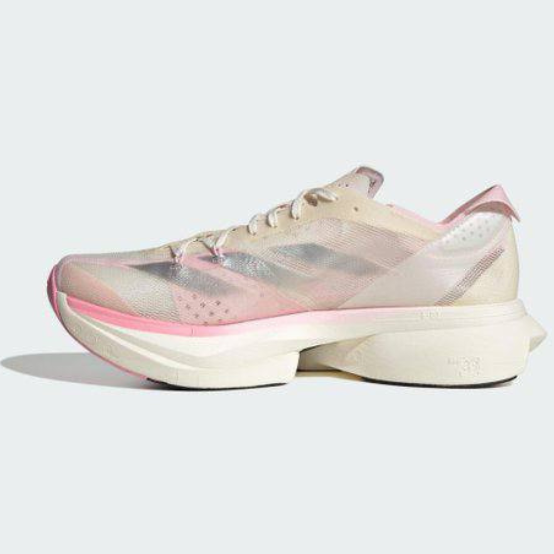 Tênis Adidas Adizero Adios Pro 3 - Branco/Rosa Claro