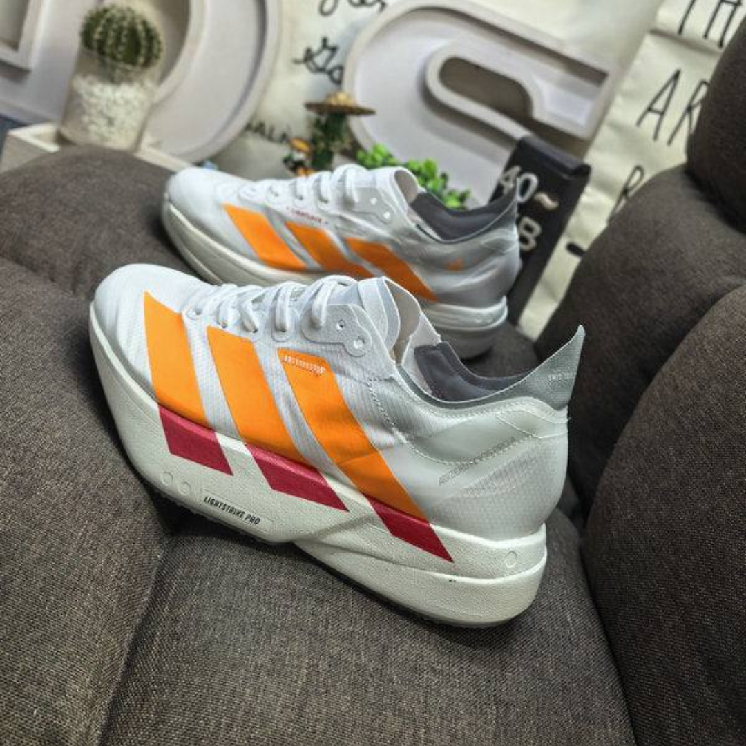 Tênis Adidas Adizero Adios Pro 4 Branco/Laranja