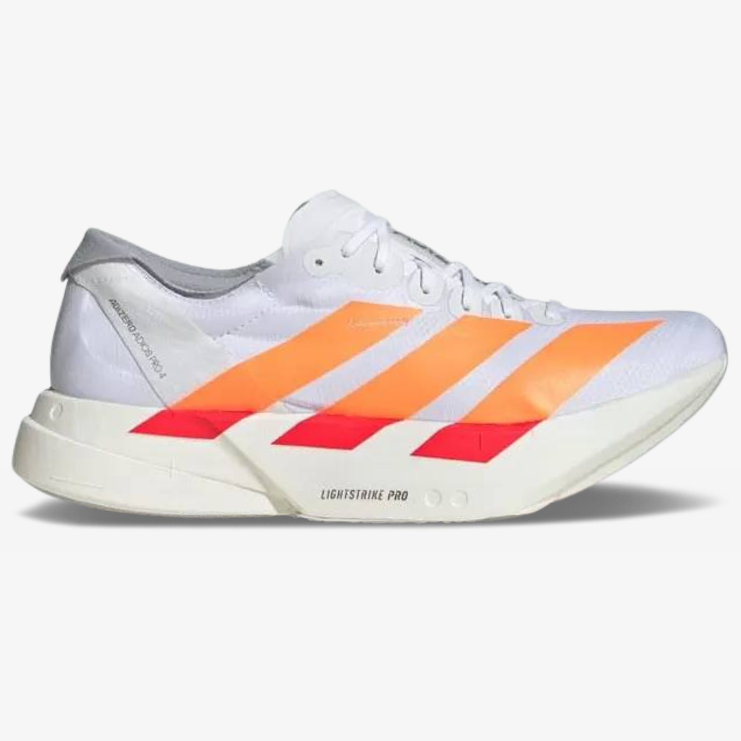 Tênis Adidas Adizero Adios Pro 4 Branco/Laranja