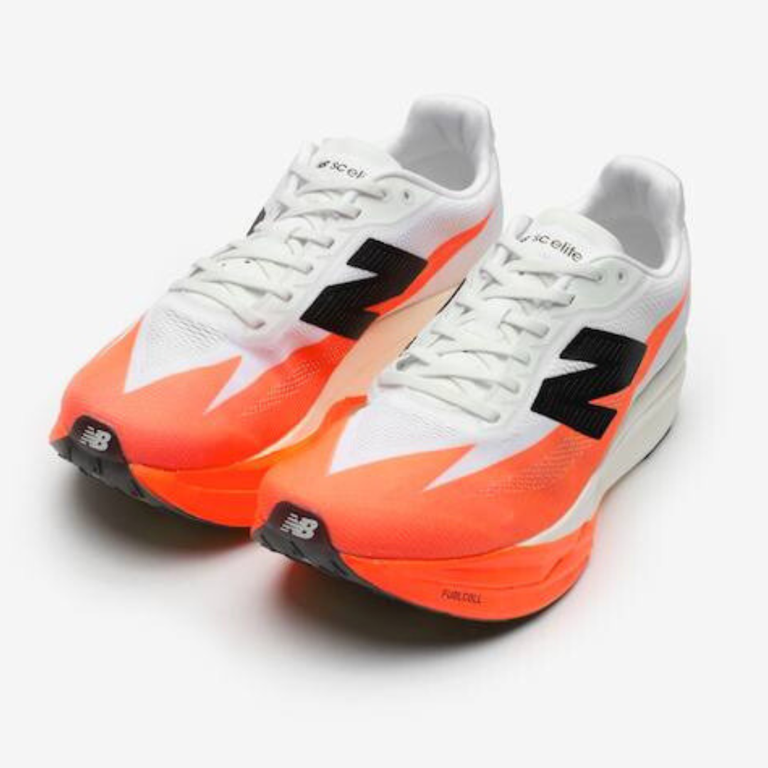 Tênis New Balance Fuelcell Supercomp Elite V5 - Branco/Vermelho