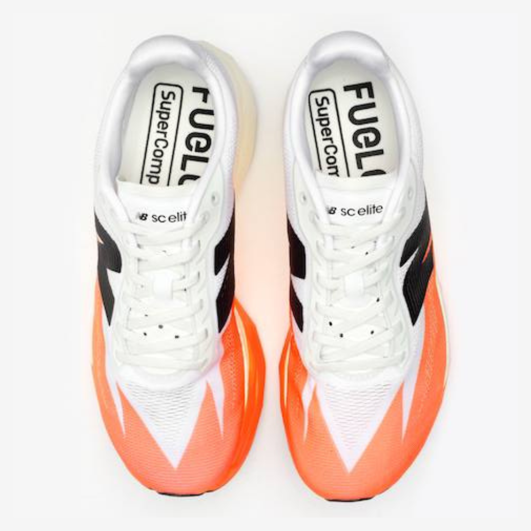 Tênis New Balance Fuelcell Supercomp Elite V5 - Branco/Vermelho