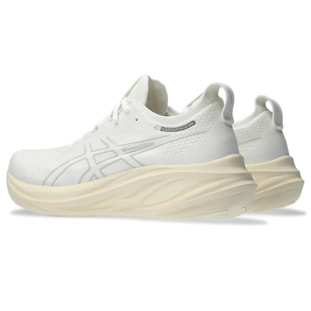 Tênis Asics Gel - Nimbus 26 - Branco com Creme