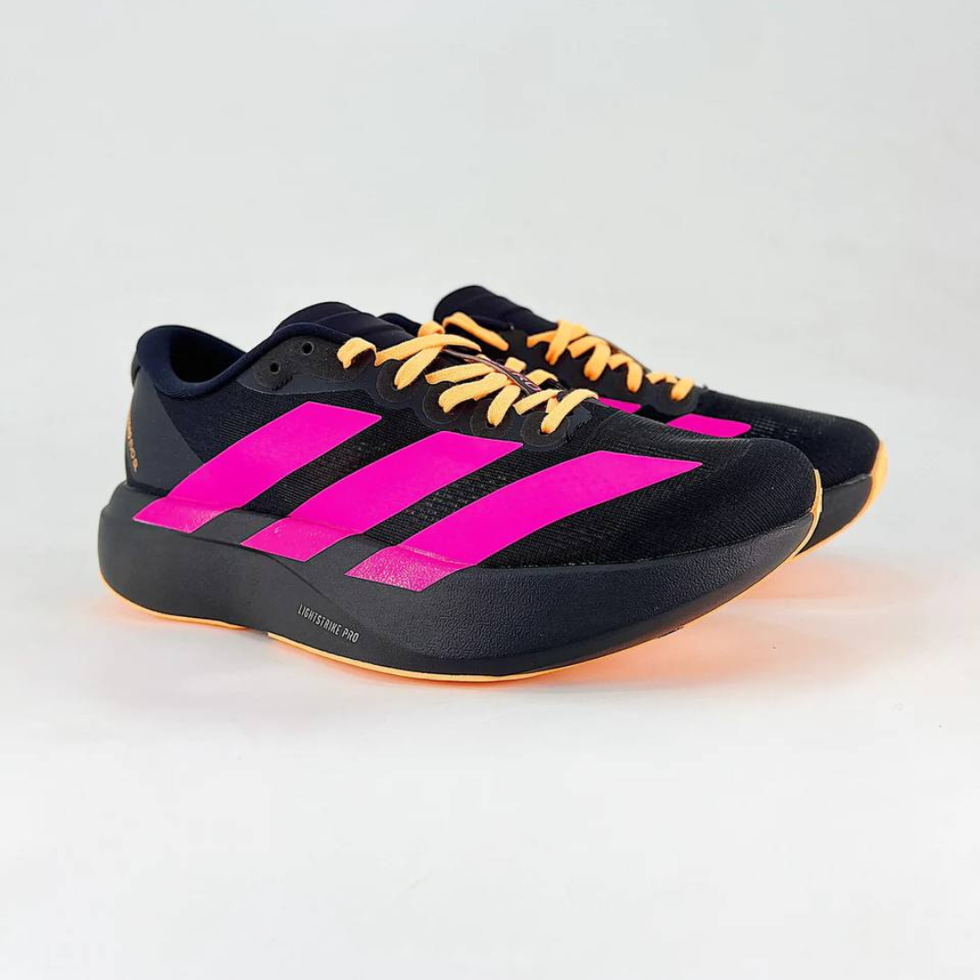 Tênis Adidas Adizero EVO SL - Preto/Rosa/Laranja