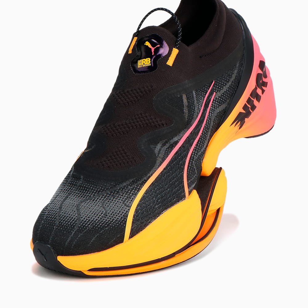 Tênis Puma Fast-RB Nitro Elite - Preto/Laranja/Rosa