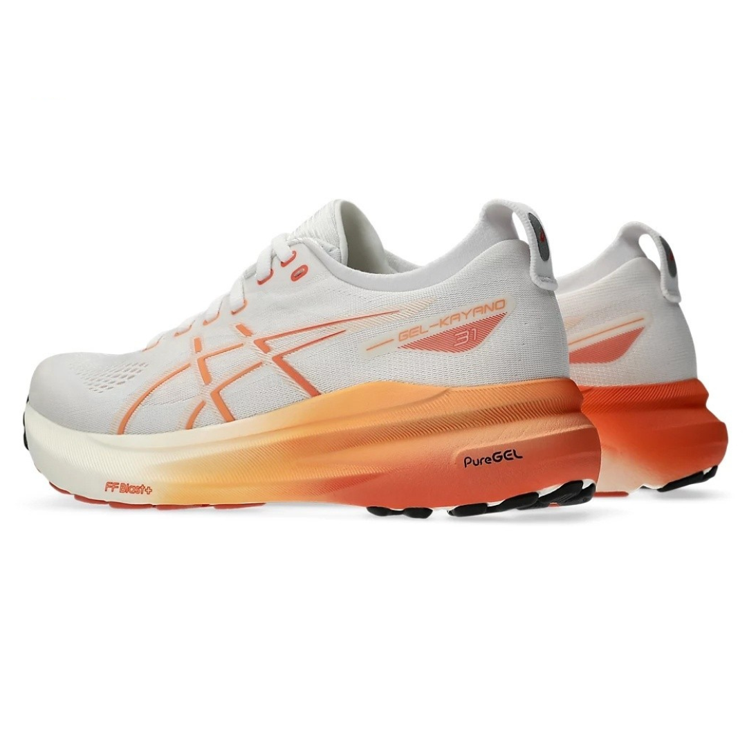 Tênis Asics Gel-Kayano 31 Branco com Laranja