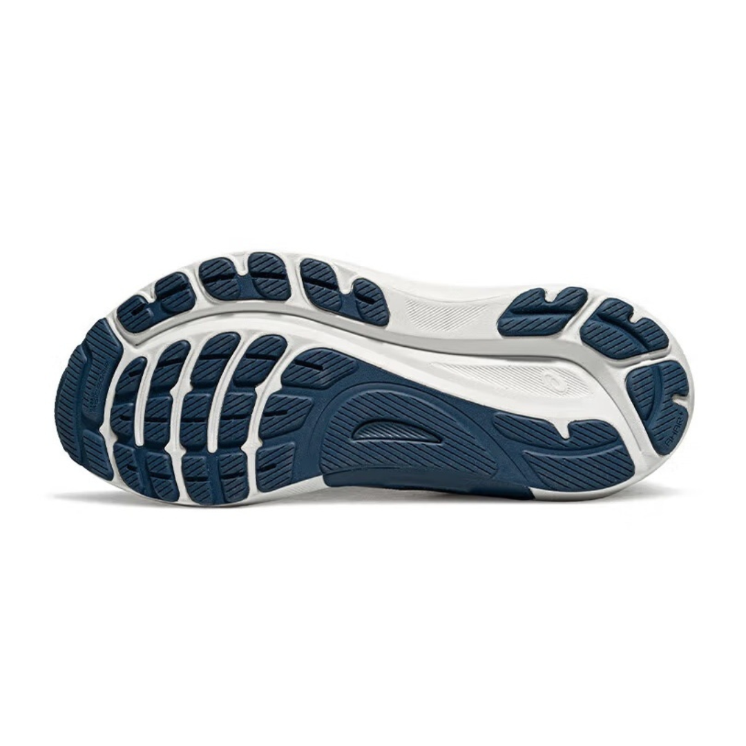 Tênis Asics Gel-Kayano 31 Branco com Azul Marinho e Dourado