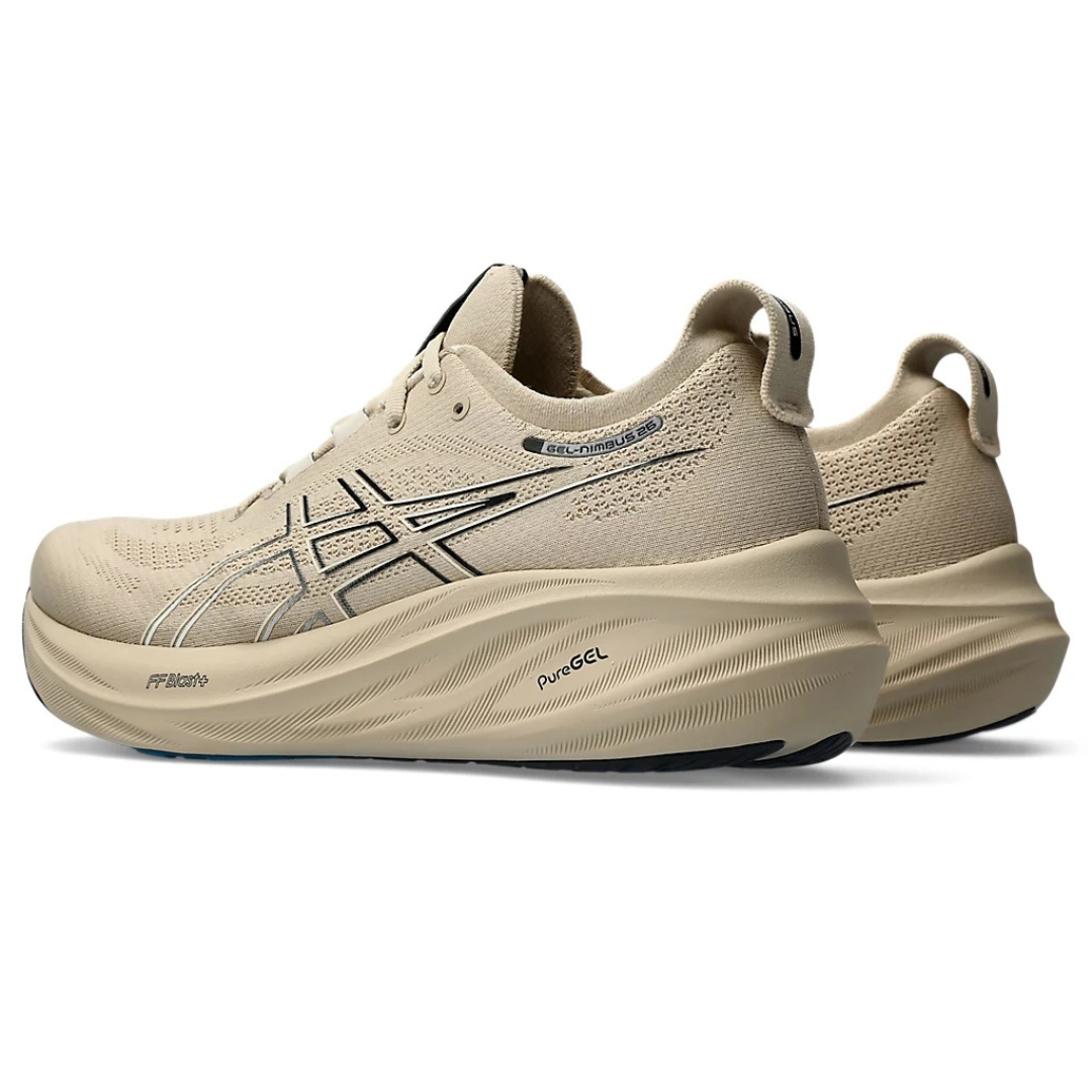 Tênis Asics Gel - Nimbus 26 - Cinza Bege e Preto