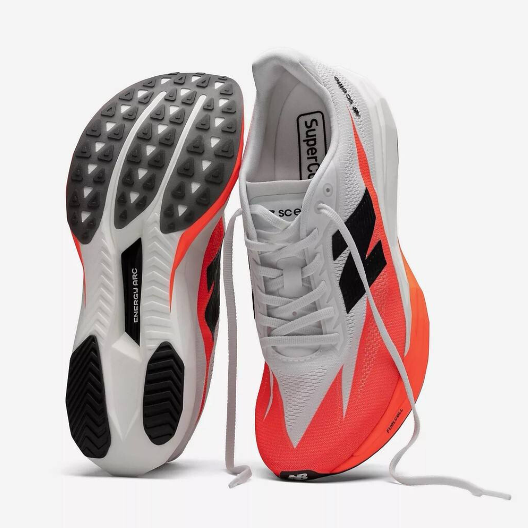 Tênis New Balance Fuelcell Supercomp Elite V5 - Branco/Vermelho