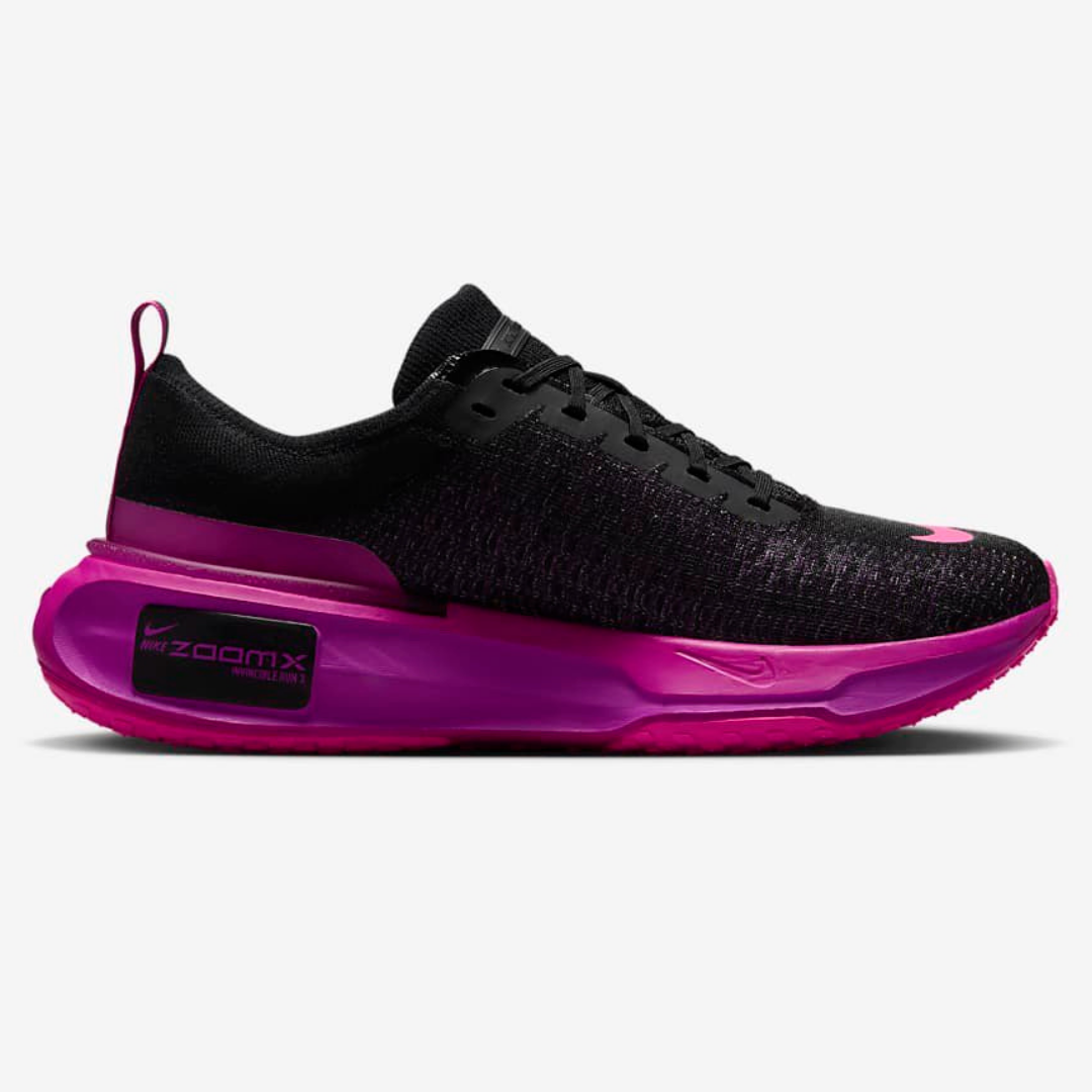 Tênis Nike Invincible Run 3 Preto e Roxo