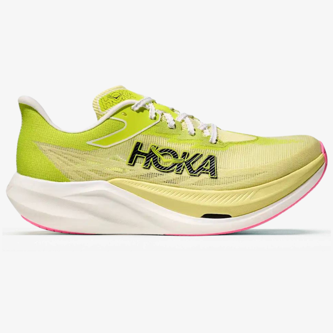 Tênis Hoka Rocket X 3 Unissex - Sunlight/Neon Hoka Citrus
