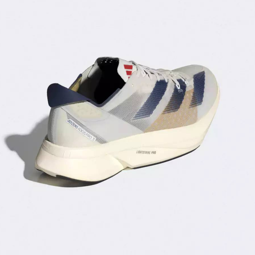 Tênis Adidas Adizero Adios Pro 3 - Branco/Azul Escuro