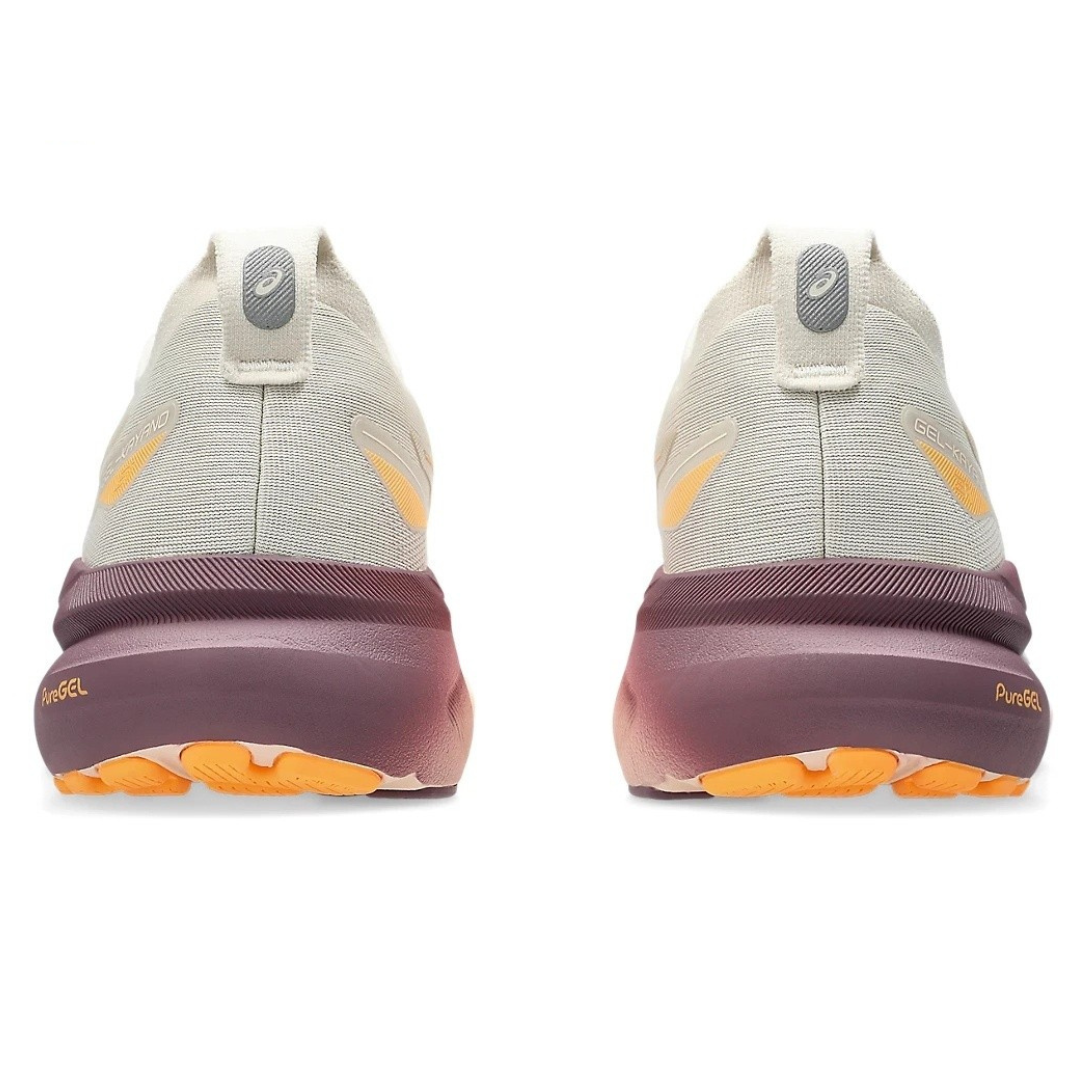 Tênis Asics Gel-Kayano 31 Bege com Laranja e Vermelho