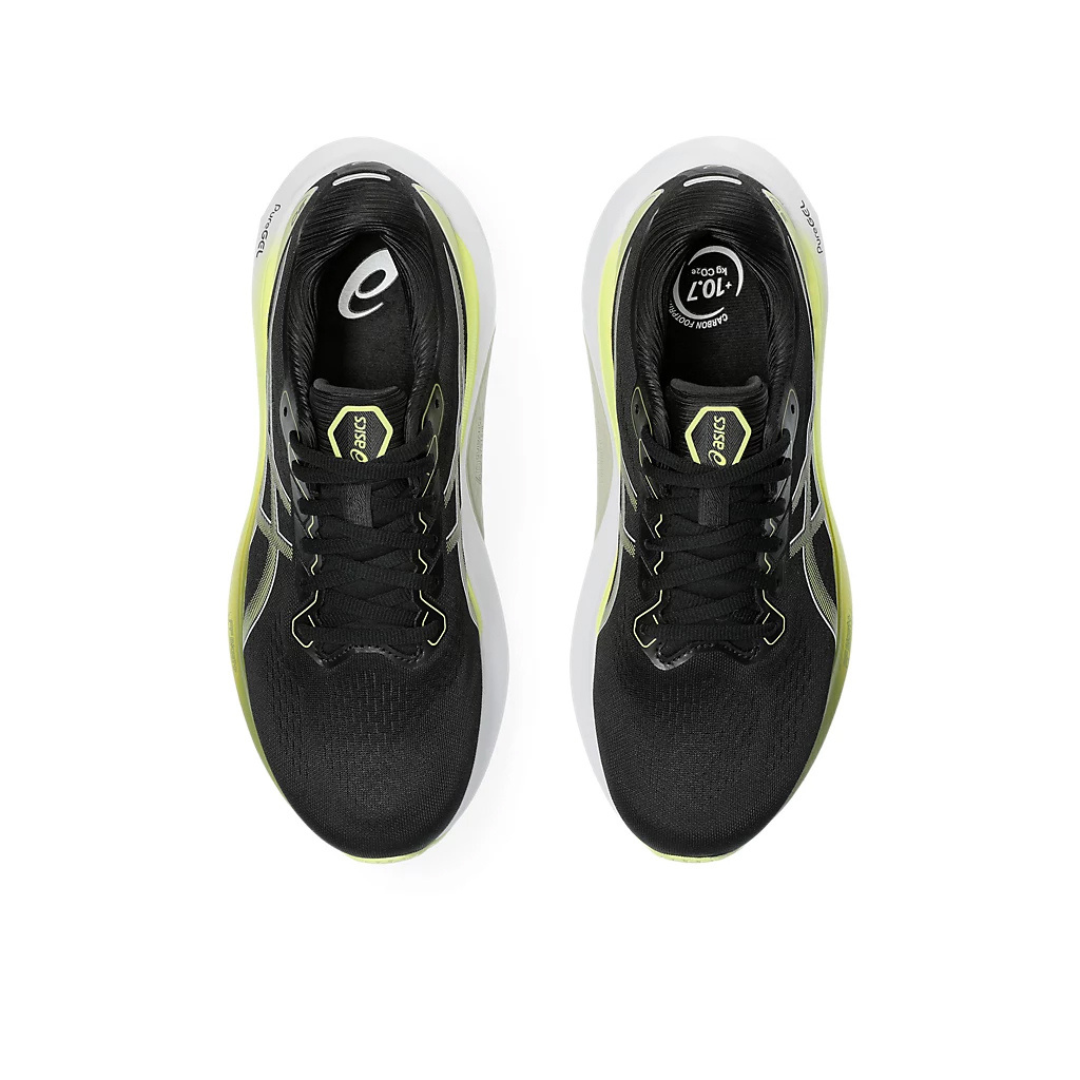 Tênis Asics Gel-Kayano 30 - Preto e Amarelo com Branco