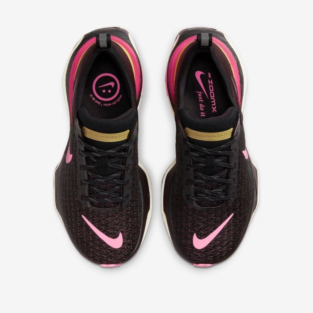 Tênis Nike Invincible Run 3 - Preto/Rosa