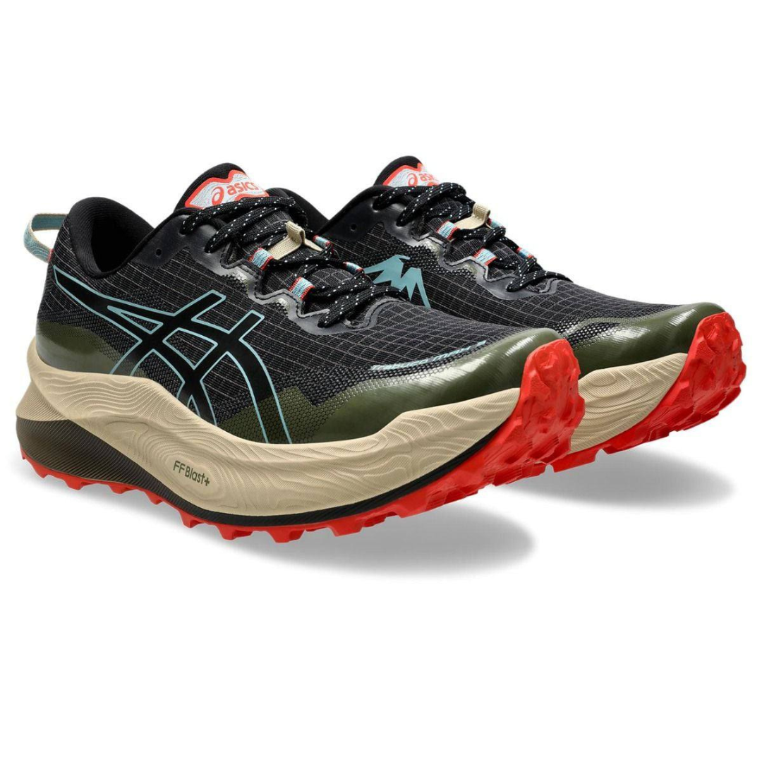 Tênis Asics Trabuco Max 3 - Verde Oliva/Vermelho