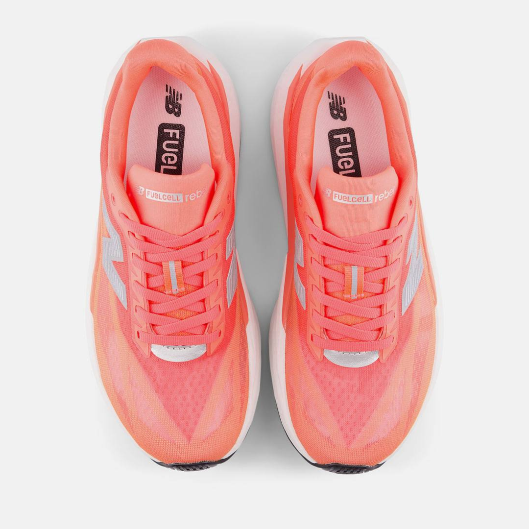 Tênis New Balance Fuelcell Rebel V5 - Coral Neon