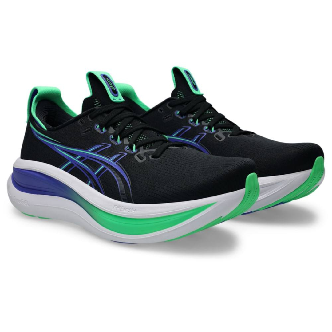 Tênis Asics Gel - Nimbus 28 - Black/Cobalt Burst