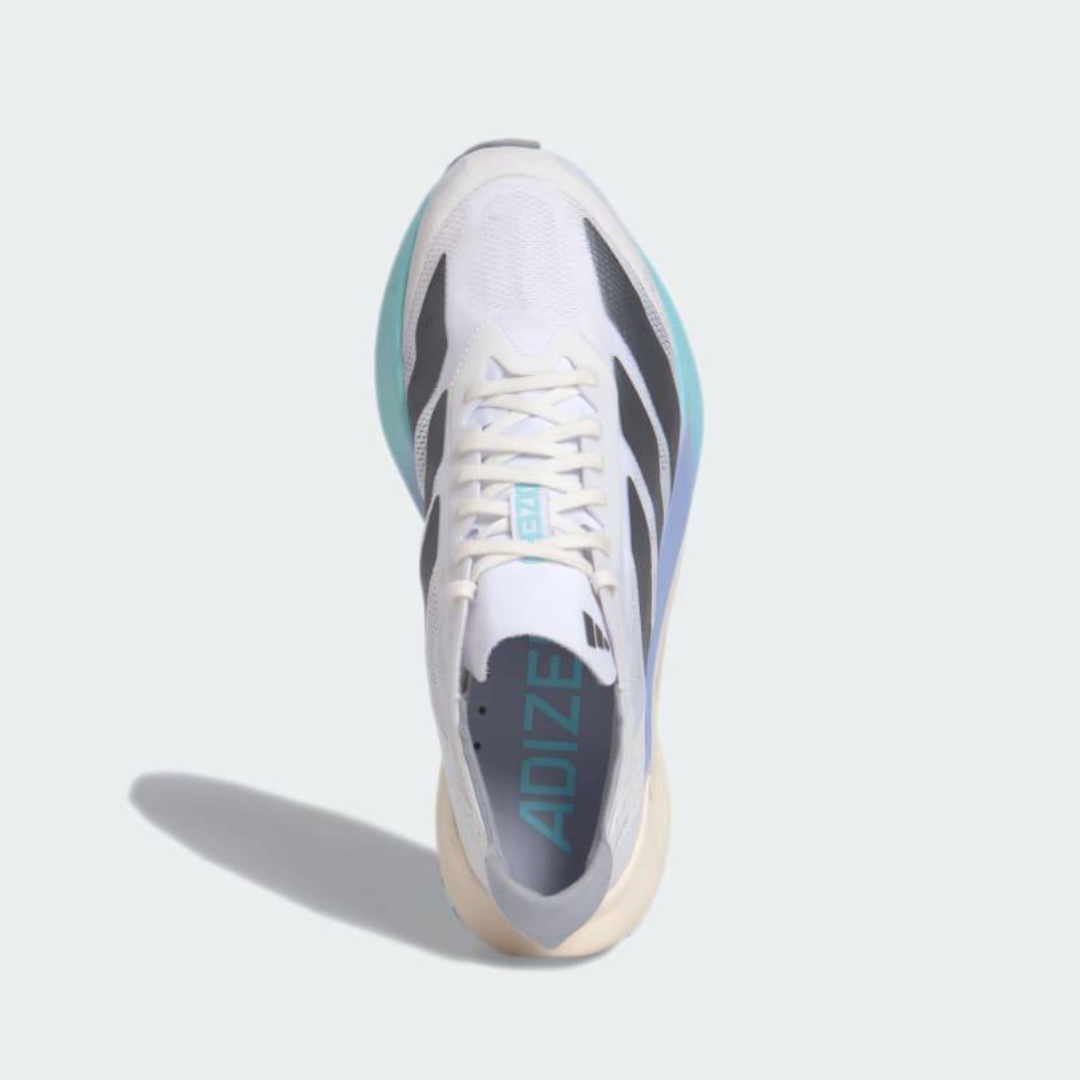 Tênis Adidas Adizero Drive RC - Cloud White/Iron Metallic/Flash Aqua